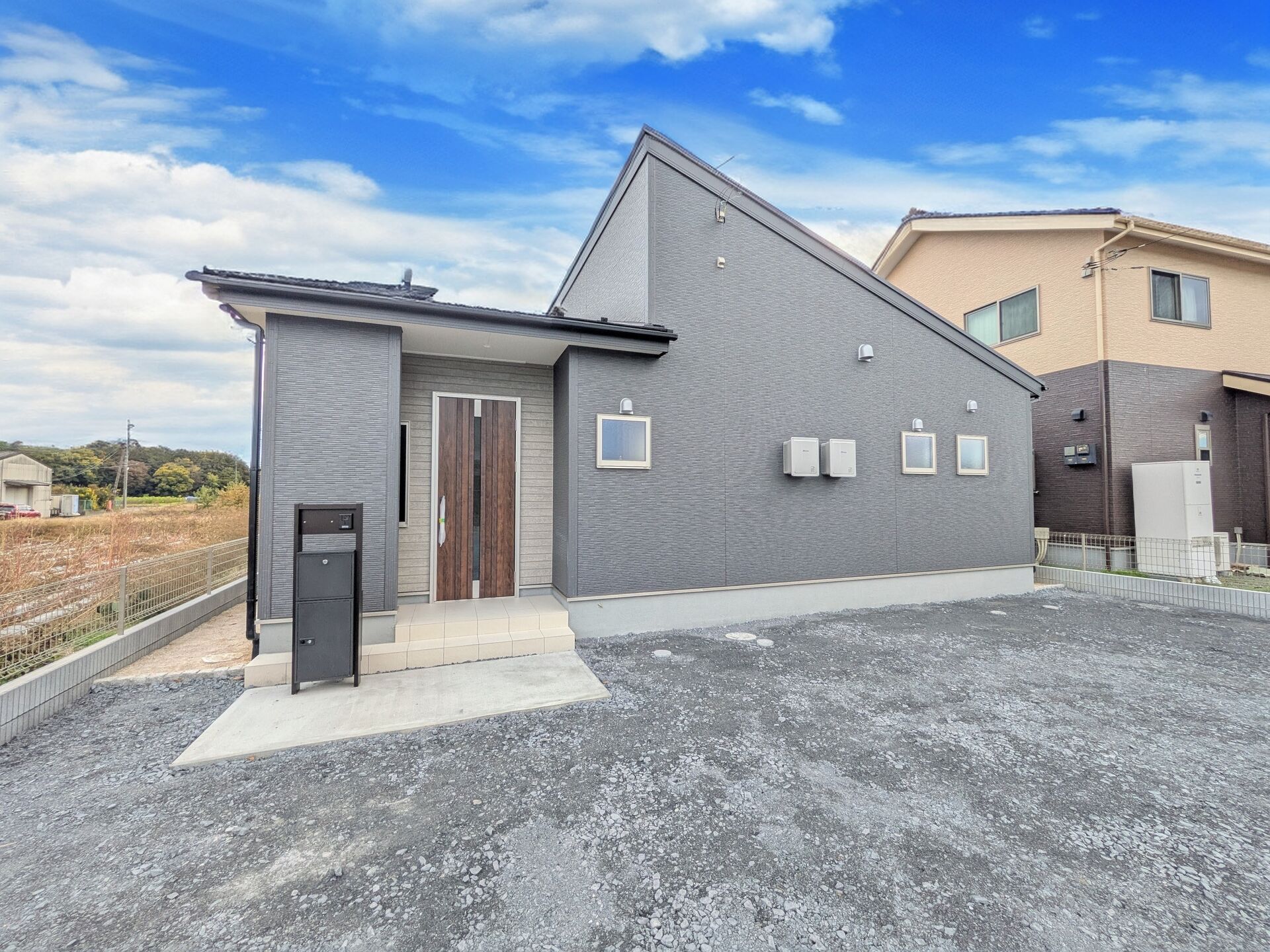 石岡市下林の新築平屋建ての物件です♪