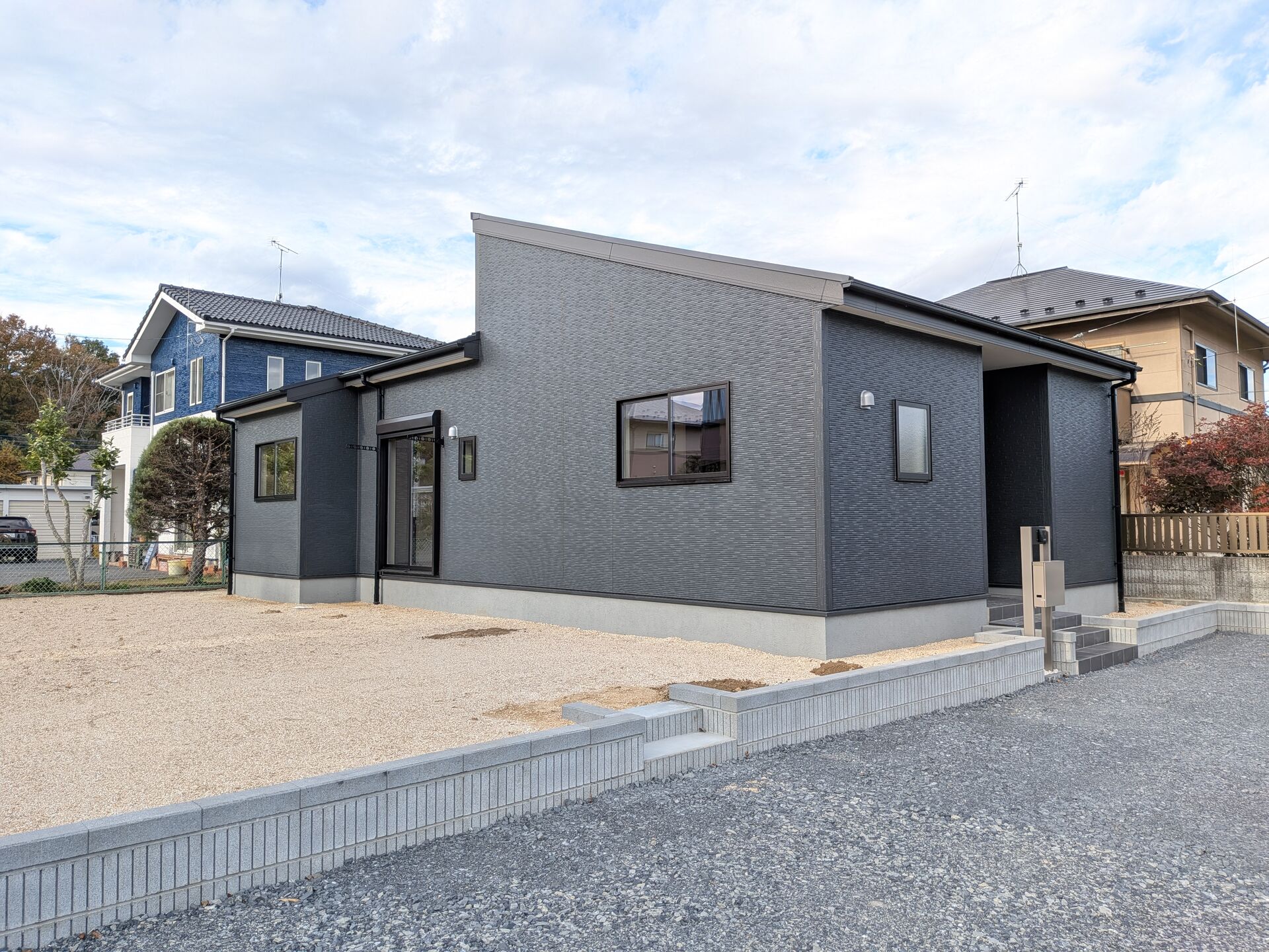 小美玉市先後の新築平屋建ての物件です♪