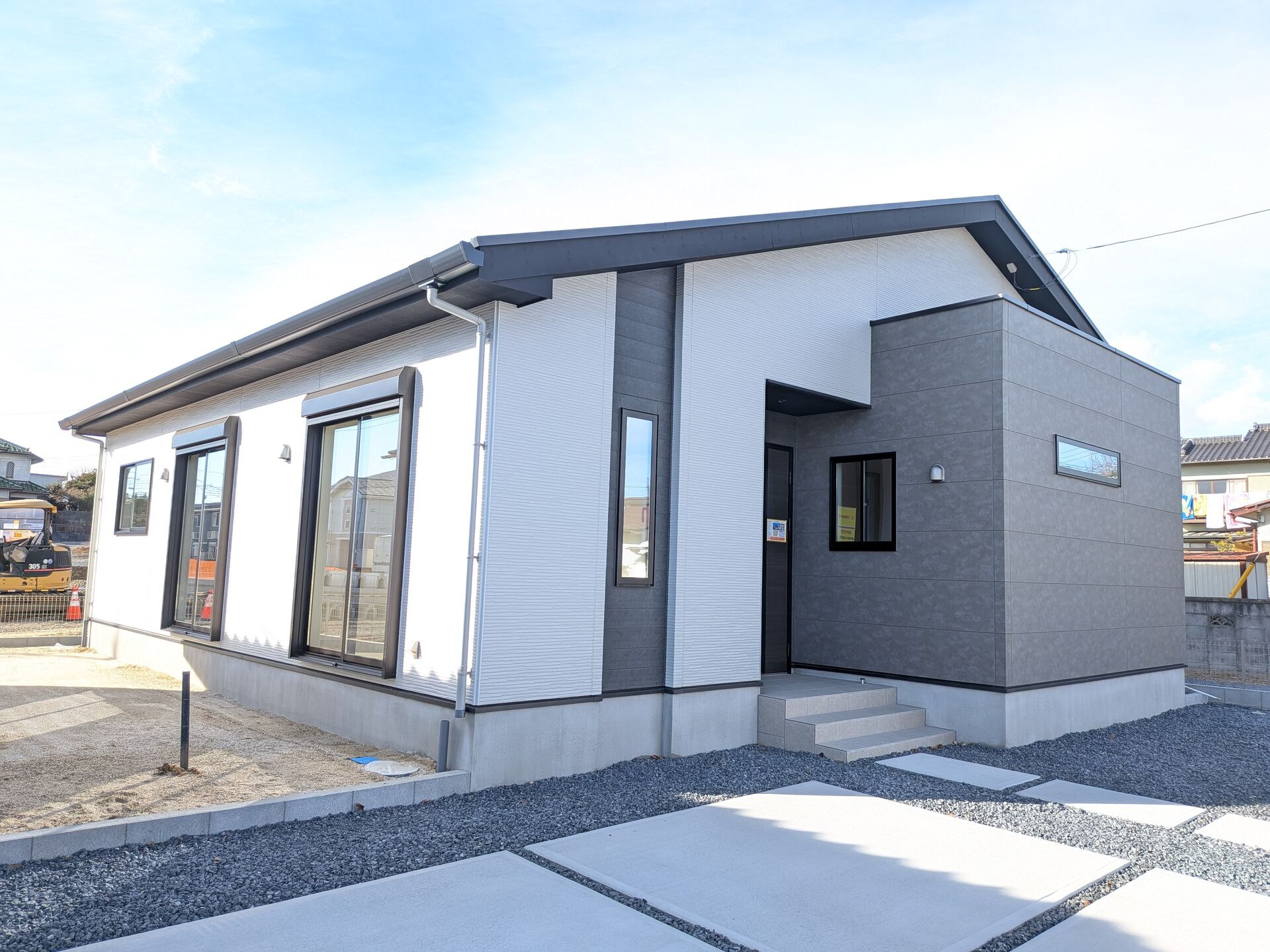 ひたちなか市中根の新築平屋建ての物件です♪
